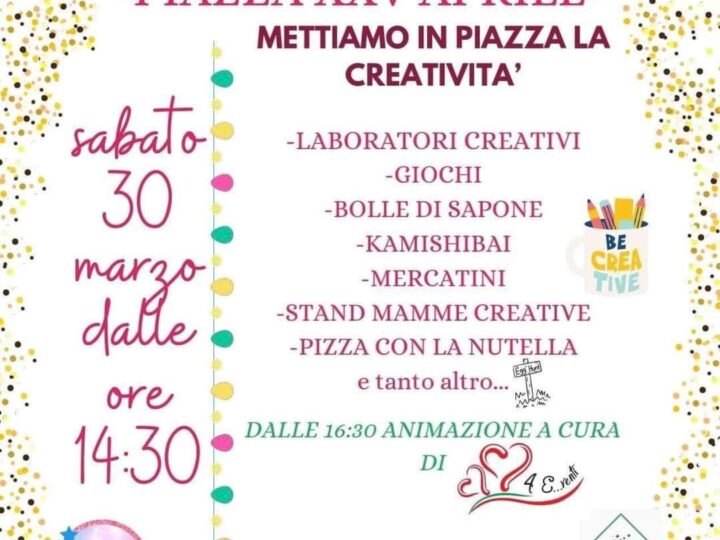 Albano-Cecchina, “Mettiamo in piazza la creatività”: sabato 30 laboratori e mercatini