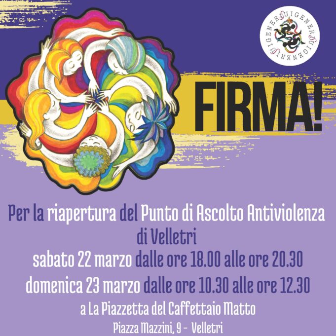 velletri raccolta firme