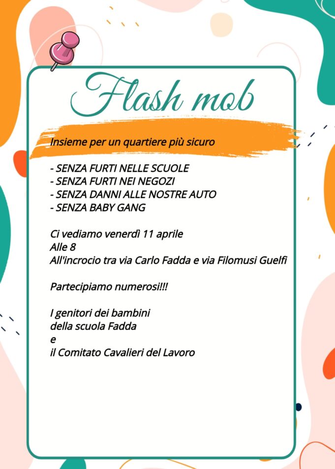 Locandina Flash Mob