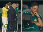 Brasile, Ancelotti fa entrare Neymar e il figlio Davide scuote la testa – Vide
