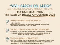 Castelli Romani, “Vivi i Parchi del Lazio” da luglio a novembre 2026 Castelli Romani parco regionale