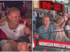 Haaland, altro che Mondiali: va a vedere l’hockey