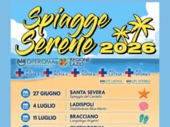 Spiagge serene, si riparte per il 2026: infermieri sulle spiagge laziali per informare, prevenire e consigliare Roma Spiagge serene