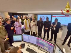 Roma, inaugurata la nuova sala operativa del comando dei Vigili del Fuoco Roma inaugurazione sala operativa VF
