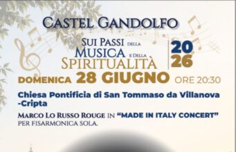 Castel Gandolfo, Marco Lo Russo in concerto nella Cripta di San Tommaso castel gandolfo concerto marco russo