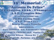 Torna il “Memorial Antonio De Felice”: domenica di grande ciclismo giovanile tra Ciampino e Marino ciampino gara ciclismo