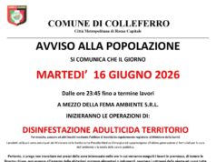 Colleferro, interventi programmati di tutela ambientale nel mese di giugno colleferro tutela ambientale