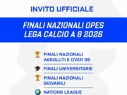 Frascati, arrivano le finali Nazionali OPES 2026 – Lega Calcio a 8 frascati finali opes