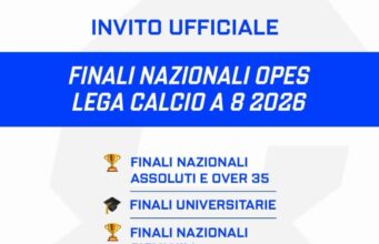 Frascati, arrivano le finali Nazionali OPES 2026 – Lega Calcio a 8 frascati finali opes