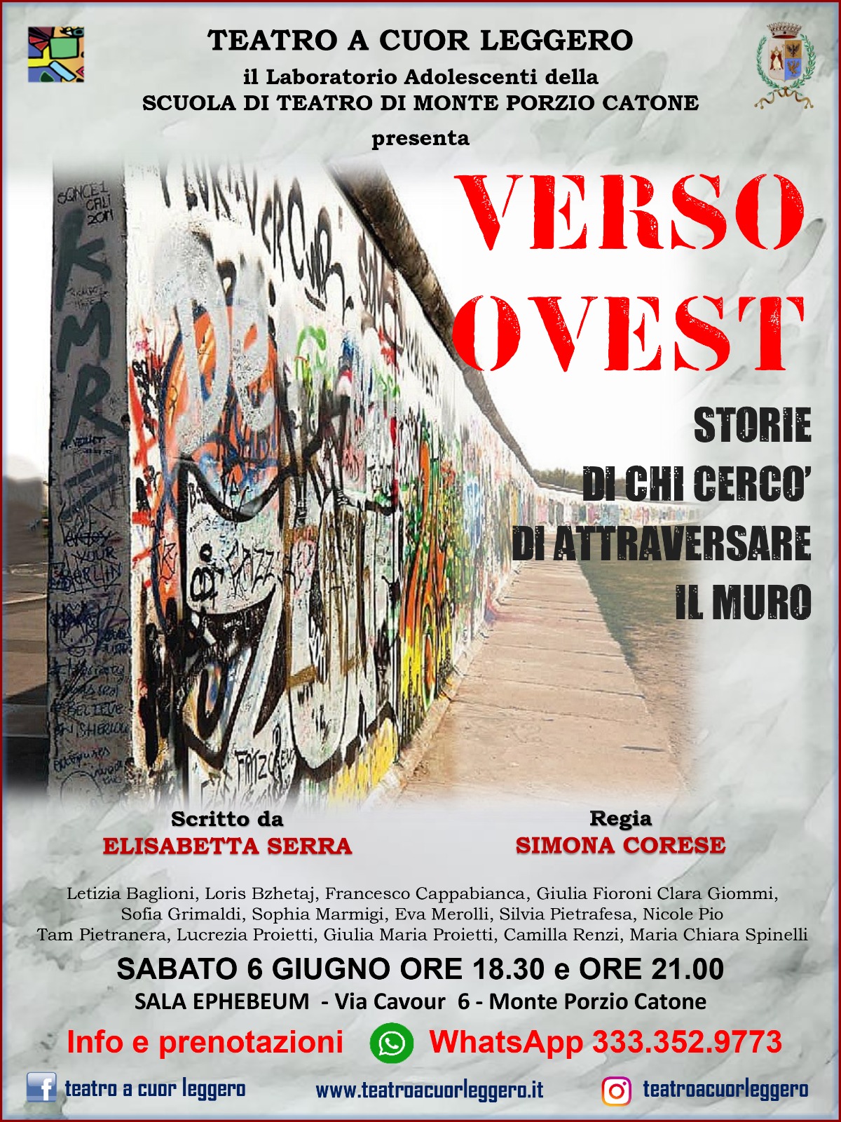 Monte Porzio Catone, l’Associazione Teatro a Cuor Leggero alla Sala Ephebeum per un mese ricco di saggi-spettacolo monte porzio catone teatro