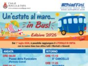 Rocca di Papa, un’estate al mare… in bus! rocca di papa mare bus