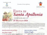 Festa di Santa Apollonia, patrona di Ariccia: fece, tradizioni e fuochi d’artificio dal 25 al 26 luglio 2026 ariccia festa apollonia