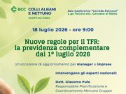 Nuove regole per il TFR e la previdenza complementare: grande partecipazione al convegno della BCC Colli Albani e Nettuno dedicato a imprese e manager assemblea bcc