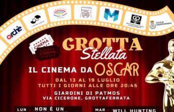 GrottaStellata compie cinque anni: dal 13 al 19 luglio ai Giardini di Patmos arriva “Il cinema da Oscar” grottaferrata grottastellata