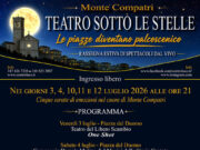 Monte Compatri, “Teatro sotto le stelle”: cinque serate di spettacoli gratuiti nelle piazze del borgo monte compatri teatro sotto le stelle