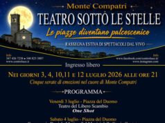 Monte Compatri, “Teatro sotto le stelle”: cinque serate di spettacoli gratuiti nelle piazze del borgo monte compatri teatro sotto le stelle