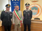 Nemi, presentato ufficialmente il nuovo comandante della Stazione dei Carabinieri, il maresciallo Fabio Di Spirito nemi comandante