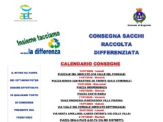 Zagarolo, calendario consegna sacchi per la raccolta differenziata e iniziativa “sgombra gli ingombri” per luglio 2026 zagarolo calendario consegna sacchi