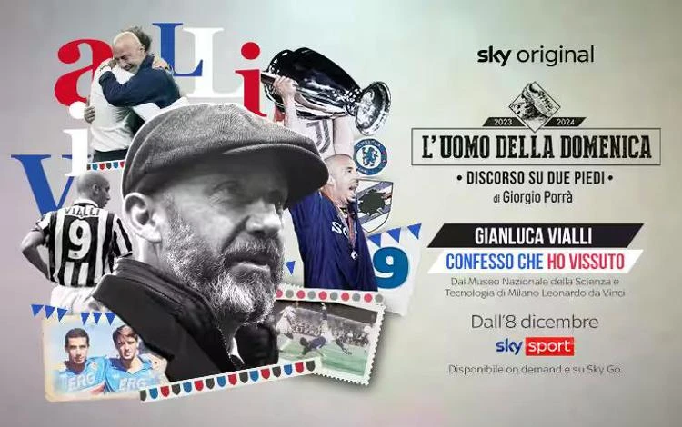 La vita straordinaria di Gianluca Vialli nella serie original di Sky  'L'uomo della domenica